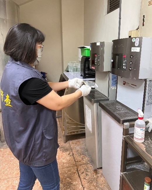 Drinking Water Sampling at Water Dispenser